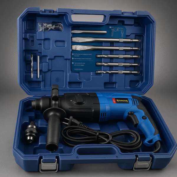 Forward 26mm Rotary Hammer Drill Machine – 3 in 1 (Drill, Hammer, Chisel) – Heavy Duty Power Tool